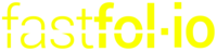 fastfol.io logo in yellow